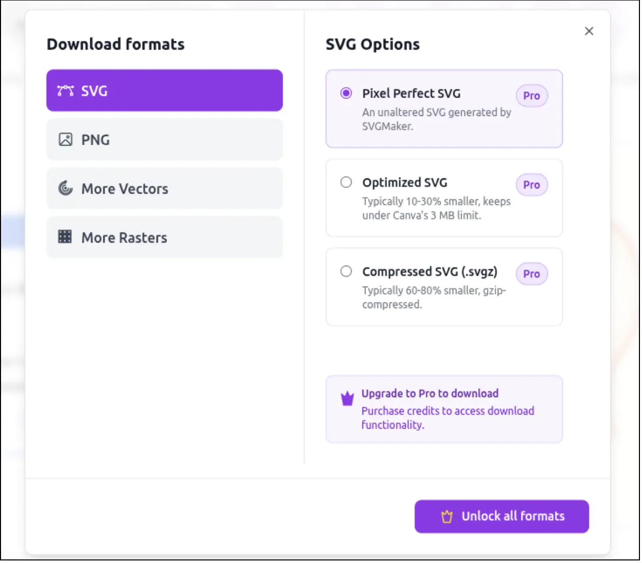 Step 3: Saving and exporting SVG files